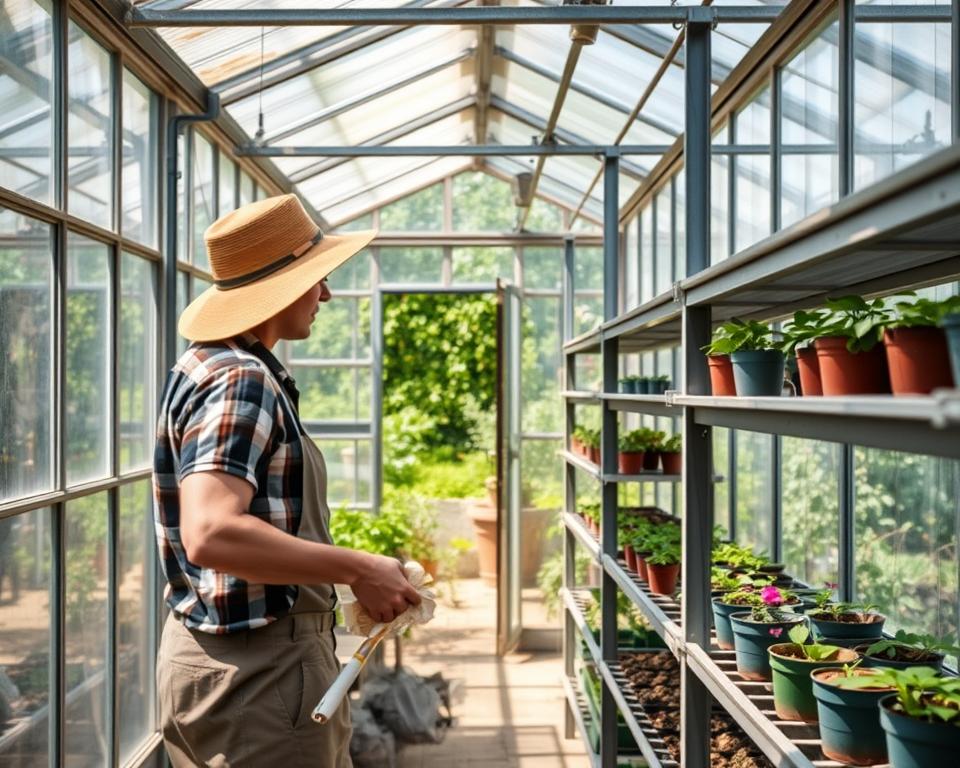 seasonal greenhouse cleaning tips