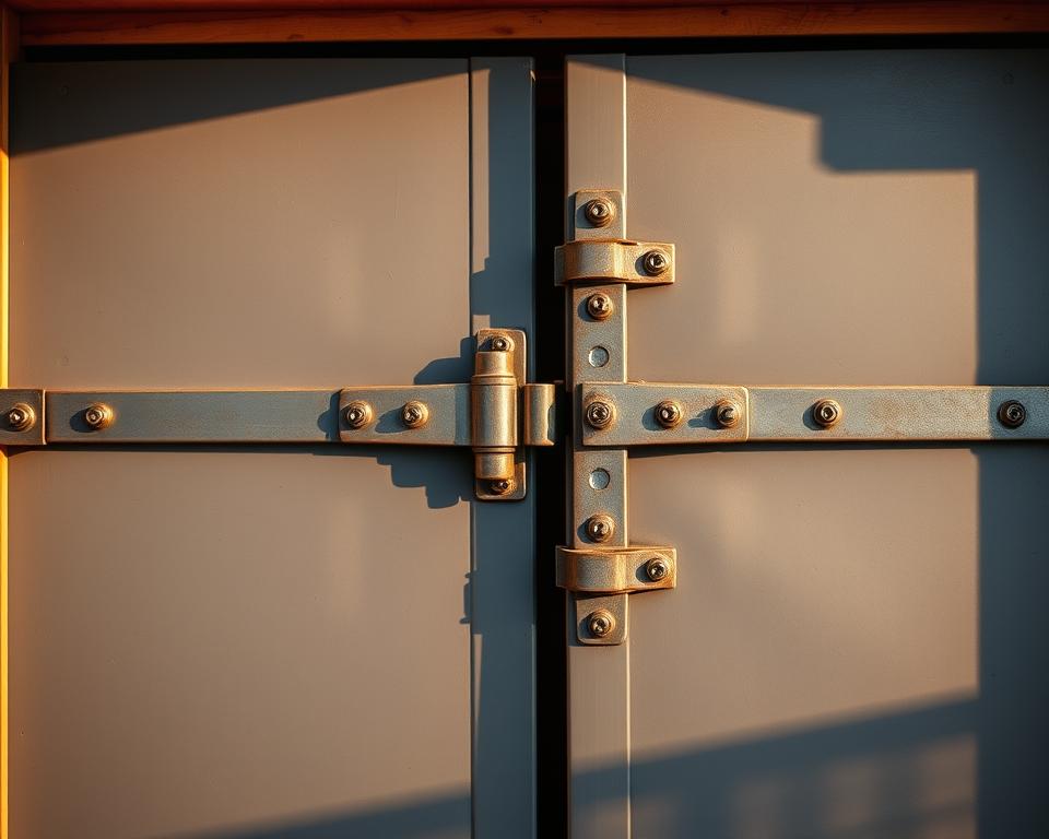 secure shed door hinges