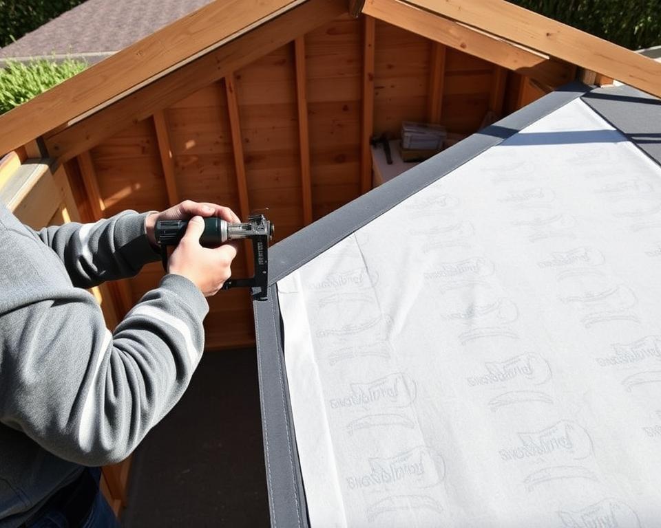 secure shed roof installation tips