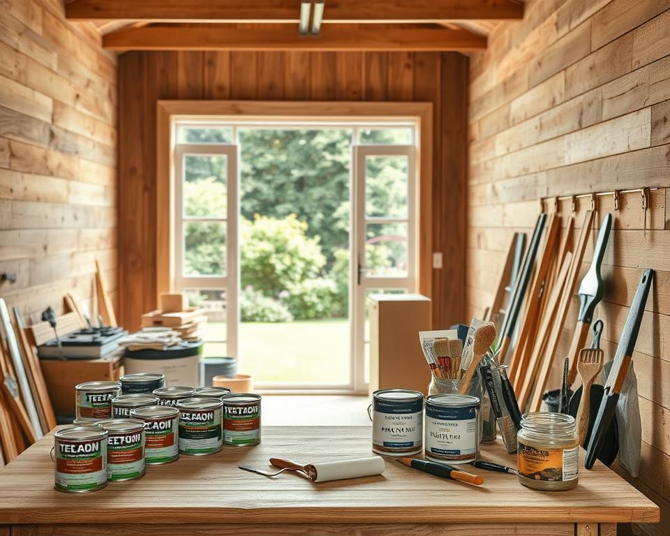 selecting exterior wood paint and tools