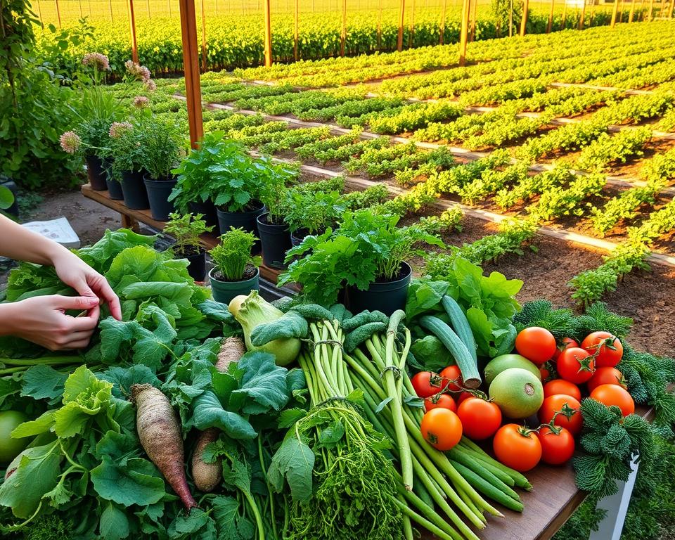 selecting vegetables and crops for UK gardens
