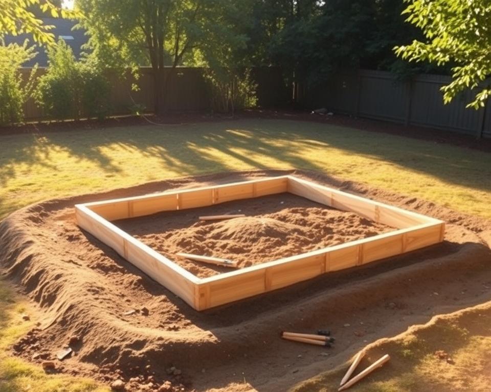 shed base perimeter frame installation