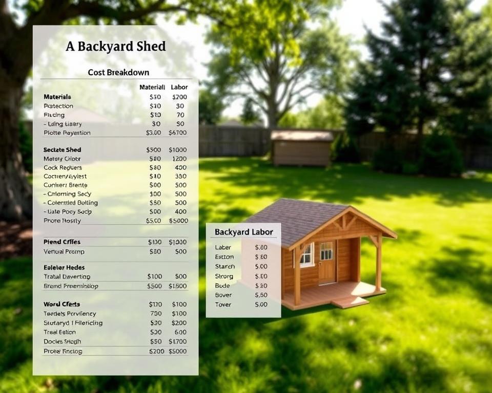 shed construction cost breakdown