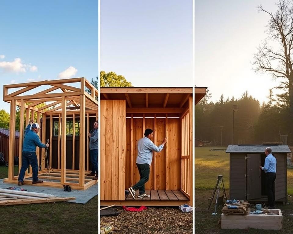 shed construction time comparison