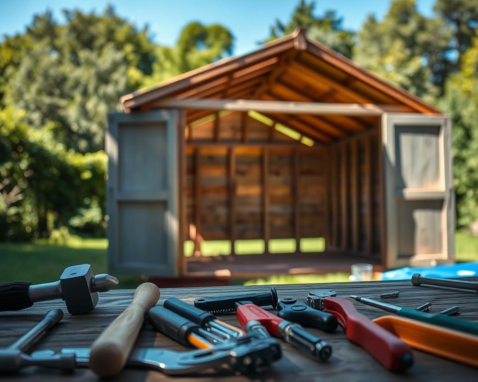 shed dismantling preparation process