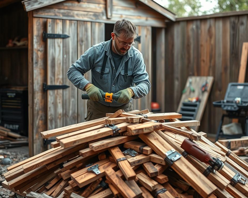 shed dismantling safety