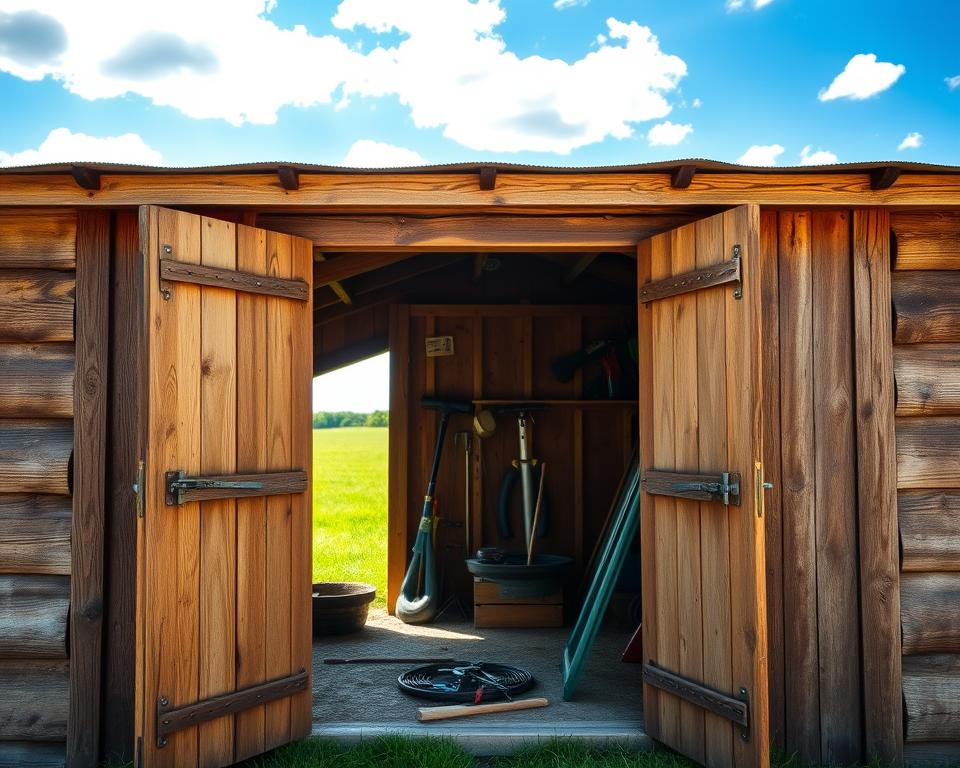 shed door purpose