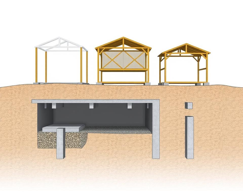 shed foundation types