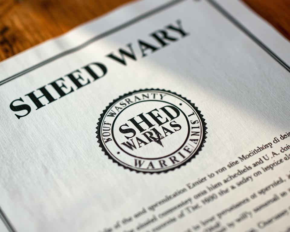 shed guarantee warranty