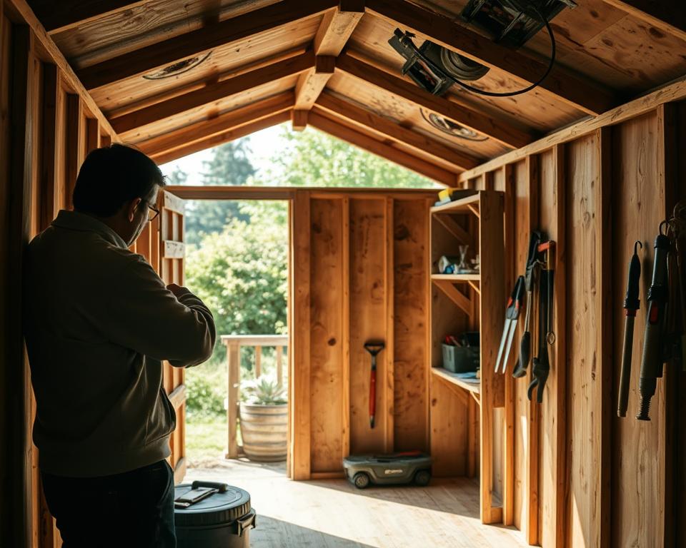 shed maintenance and inspection