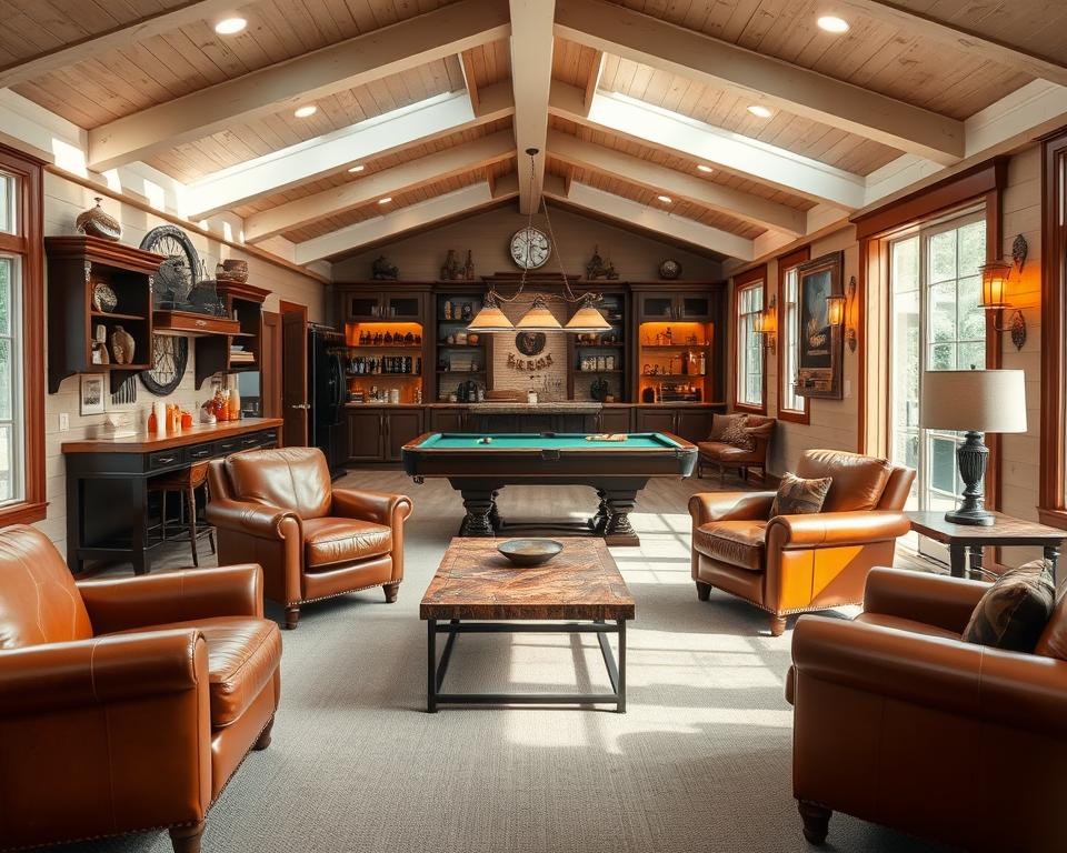 shed man cave floorplan design