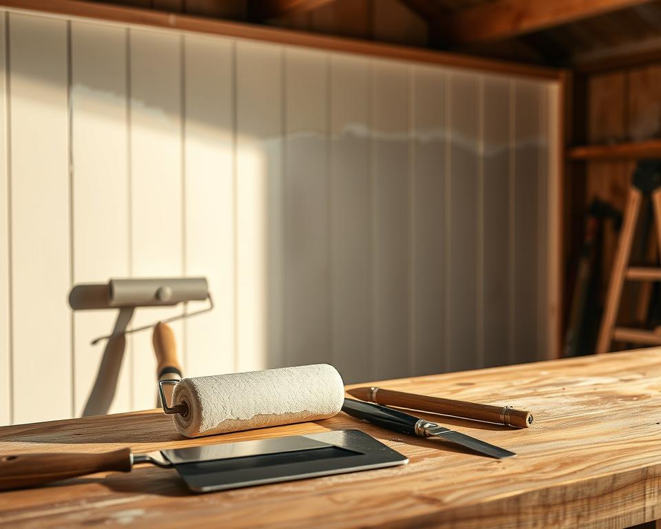 shed paint application techniques