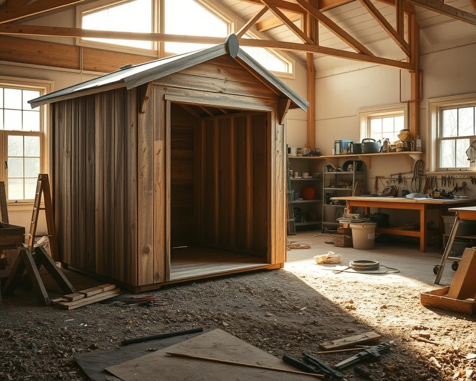 shed preparation and assessment