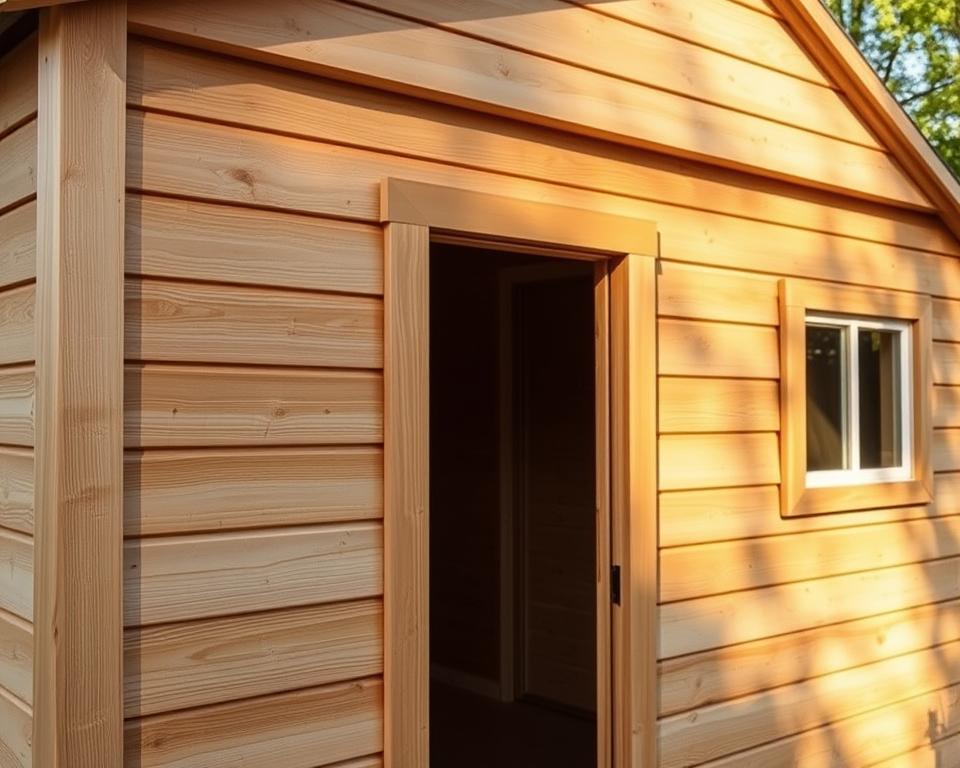 shed siding and external finishing