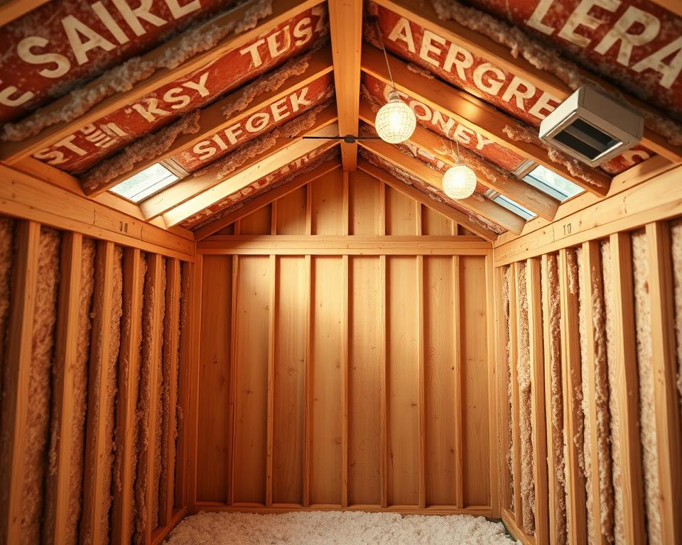 shed ventilation and insulation