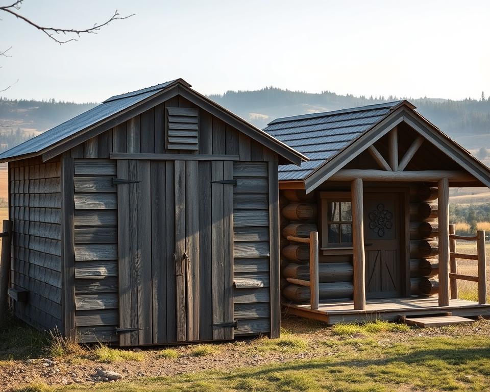 shed versus log cabin structure