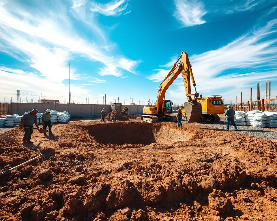 site preparation and foundation setting site preparation and foundation setting