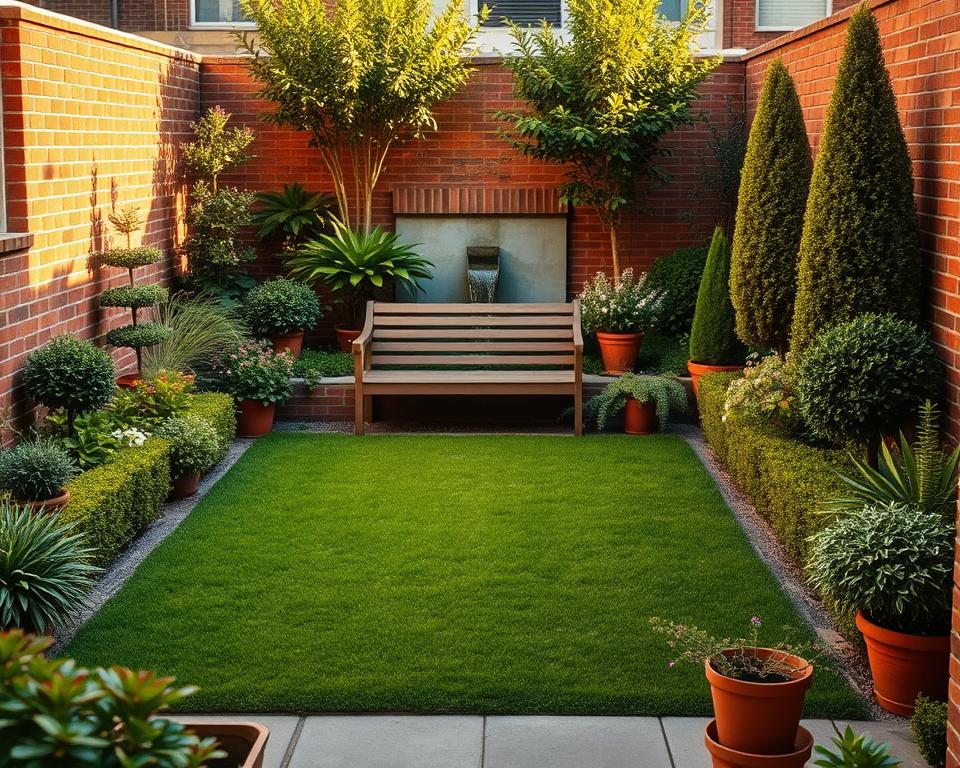 small garden space optimisation