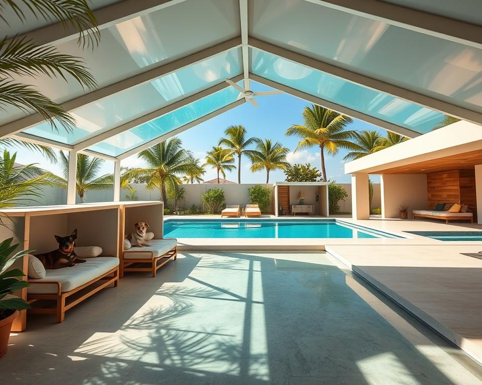 specialised pet house and poolside cabana shed conversions