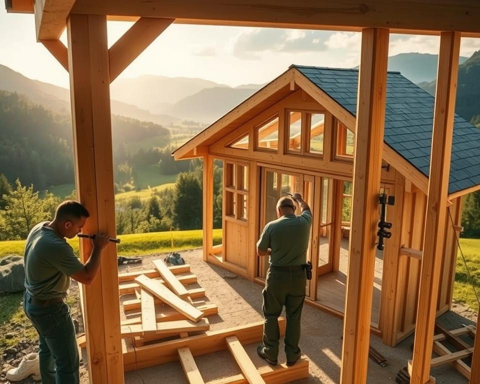 step by step summer house assembly