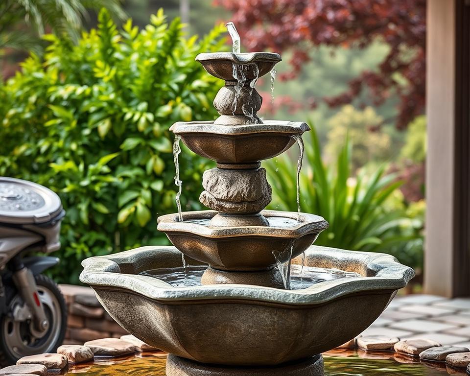 stone fountain assembly