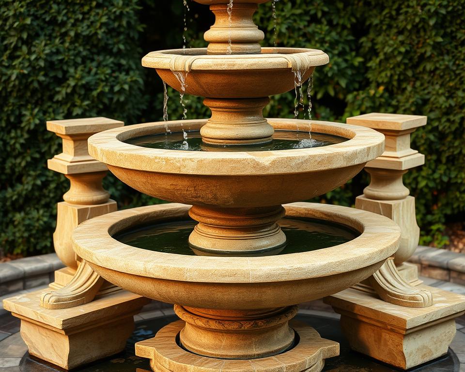 stone fountain assembly