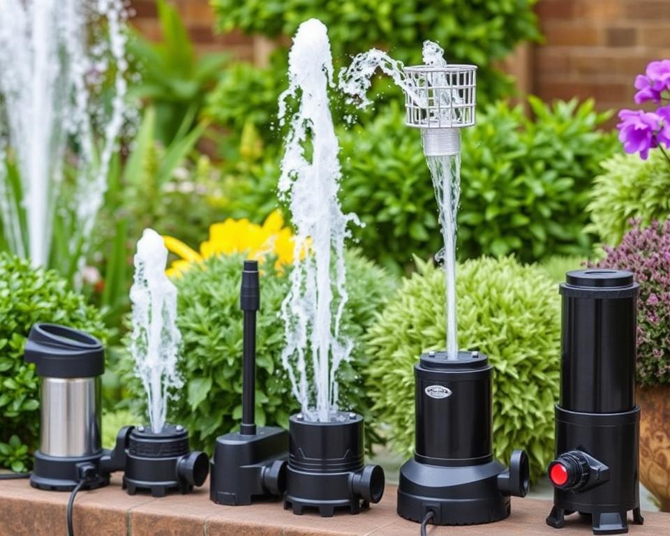submersible fountain pumps UK