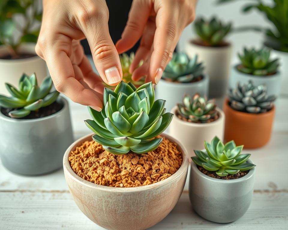 succulent potting