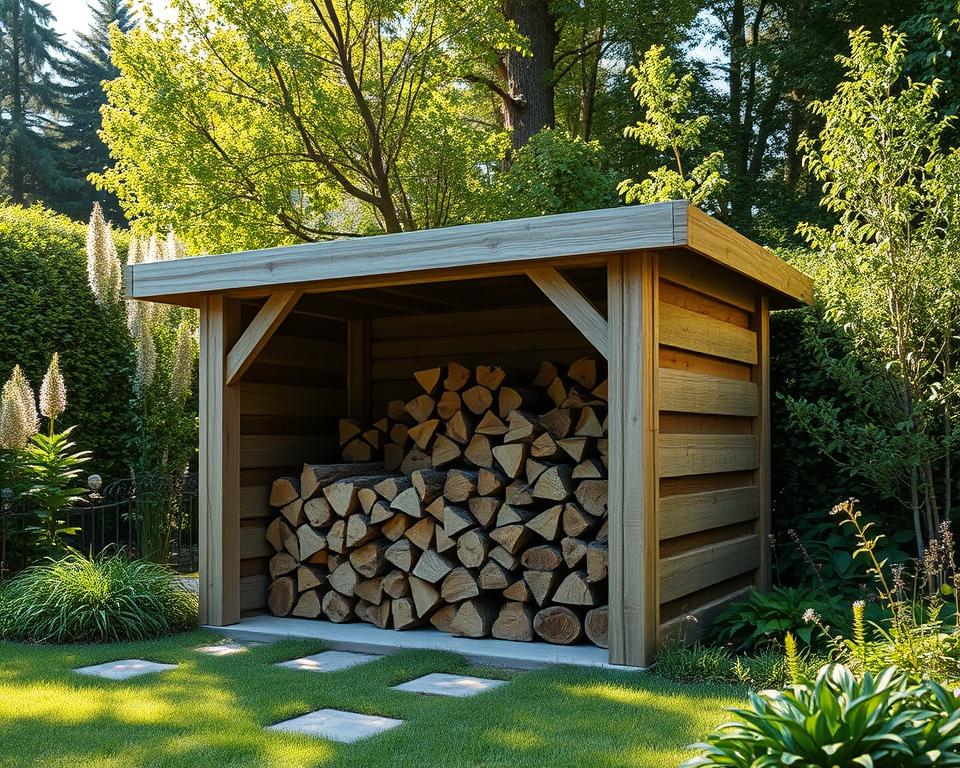sustainable timber log store construction