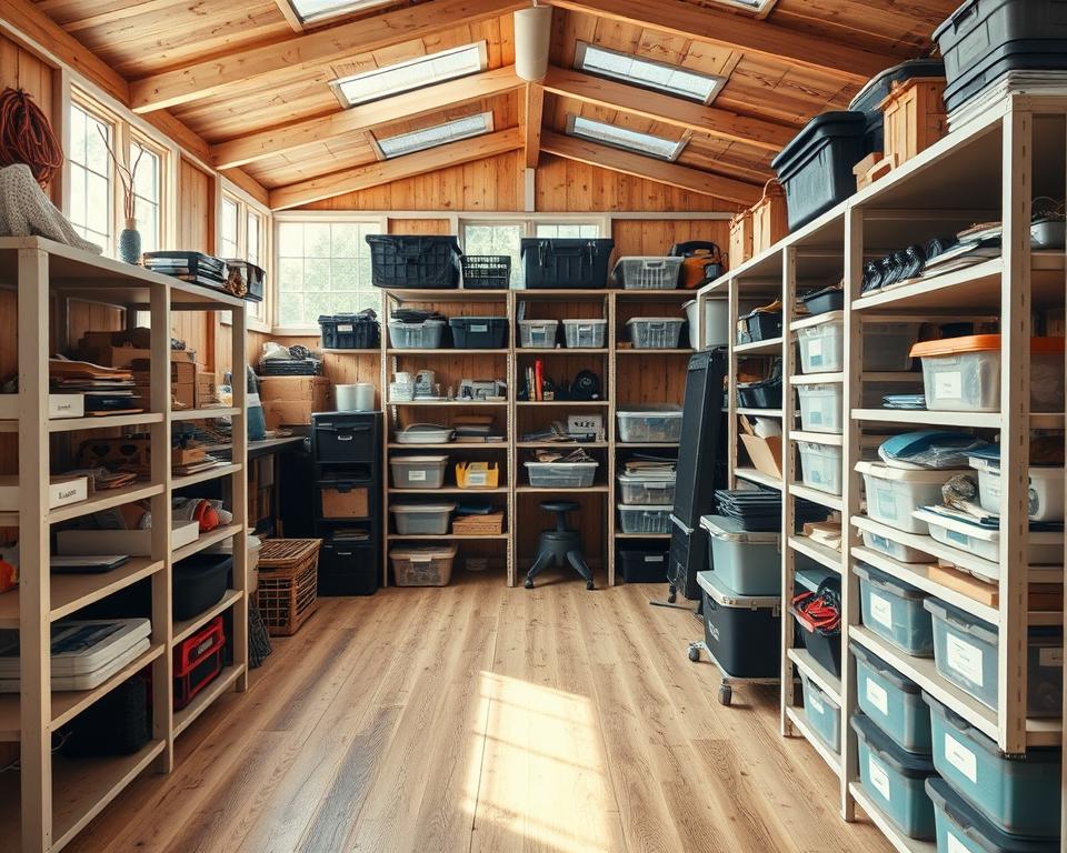 systematic shed decluttering process