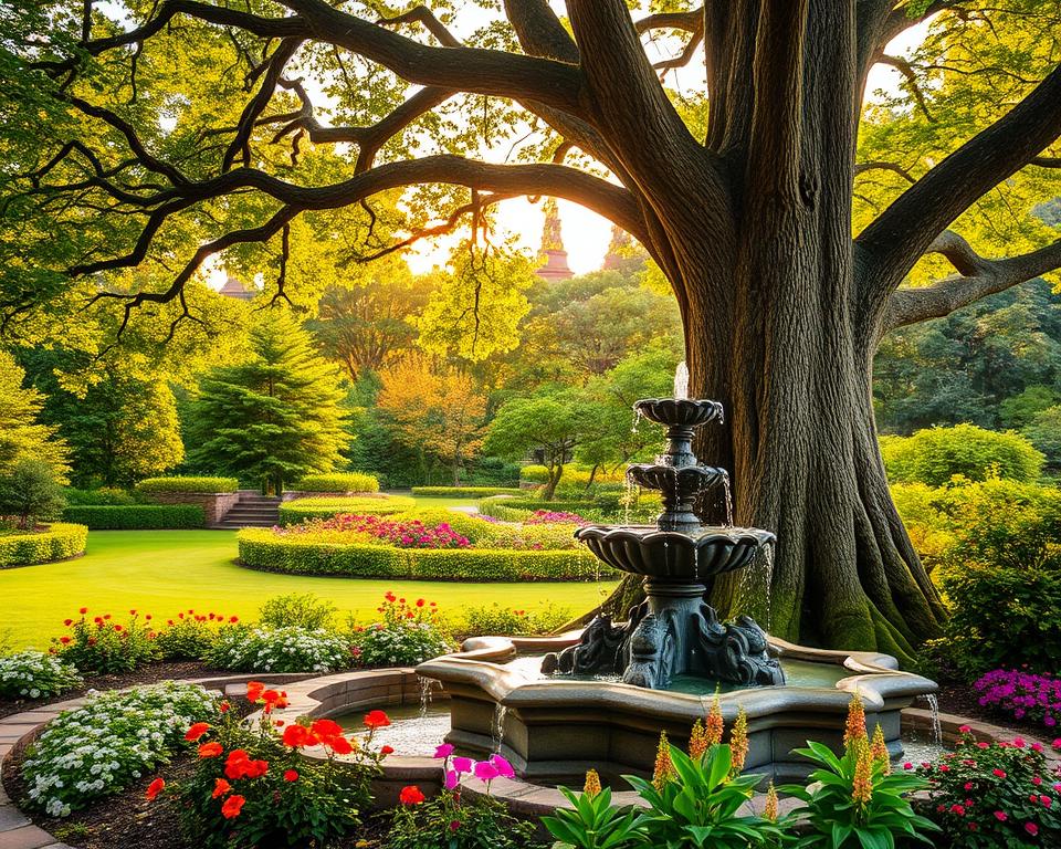 tree fountain design