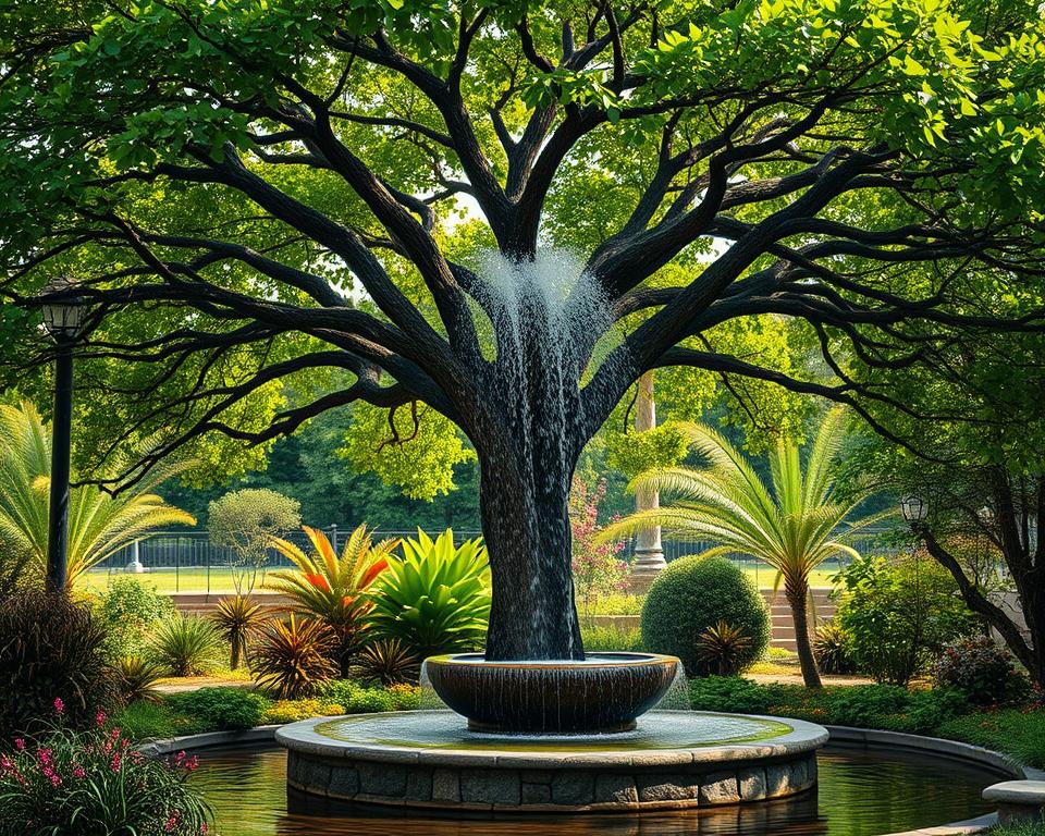 tree fountain design