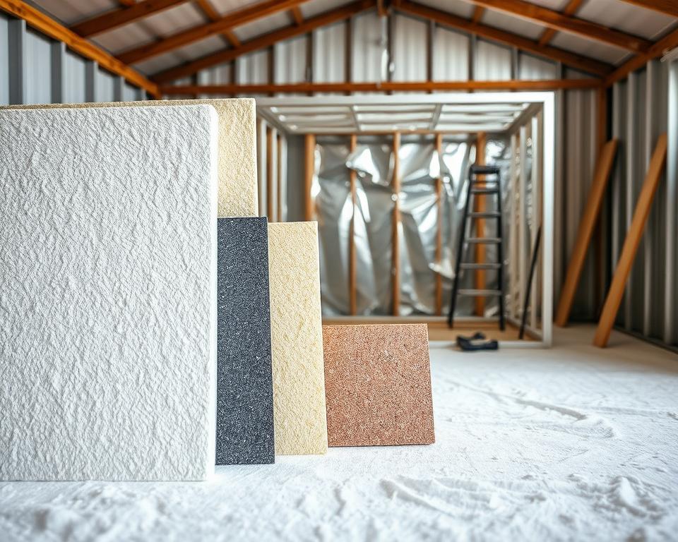types of shed insulation