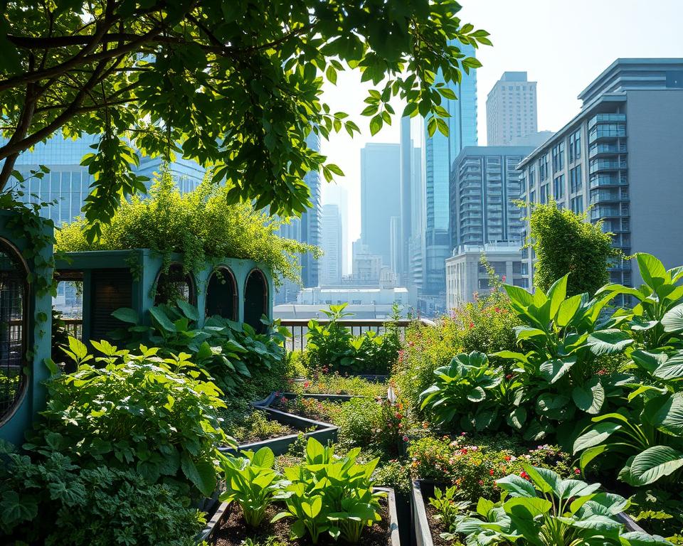 urban garden microclimates