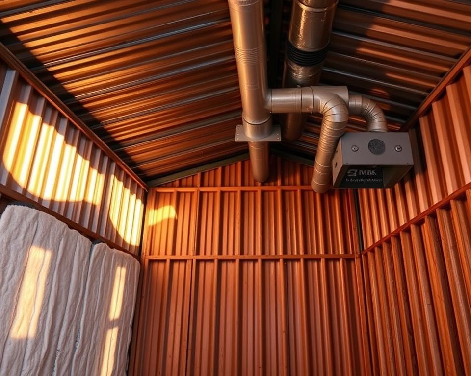 ventilation and insulation in metal shed ventilation and insulation in metal shed