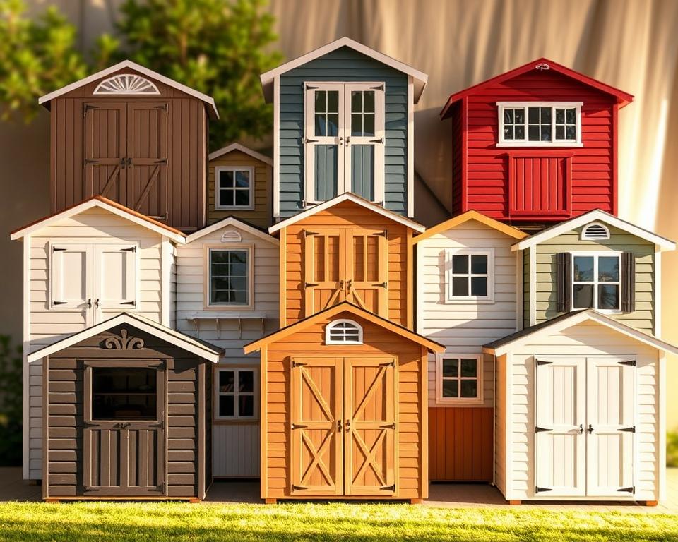 vinyl shed customisation options