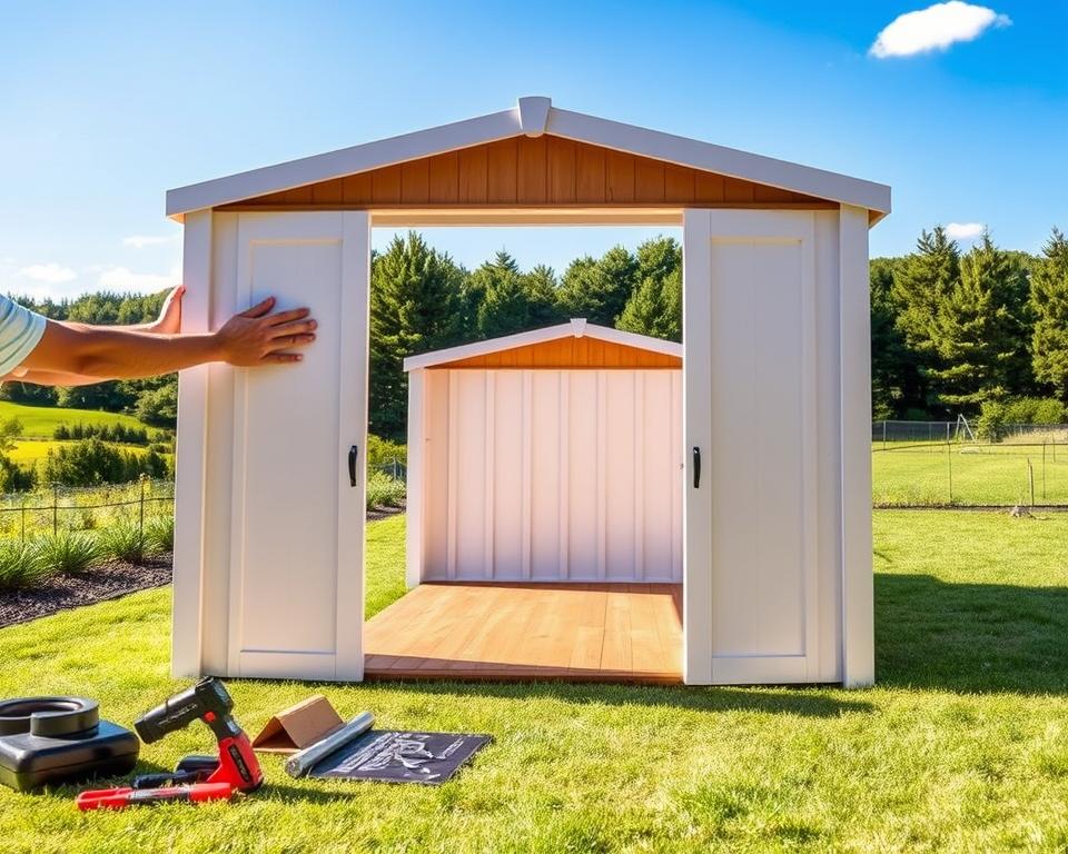 vinyl shed installation tips