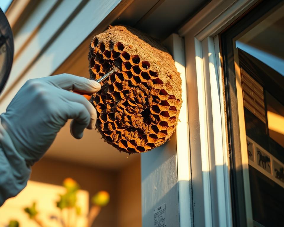 wasp nest removal