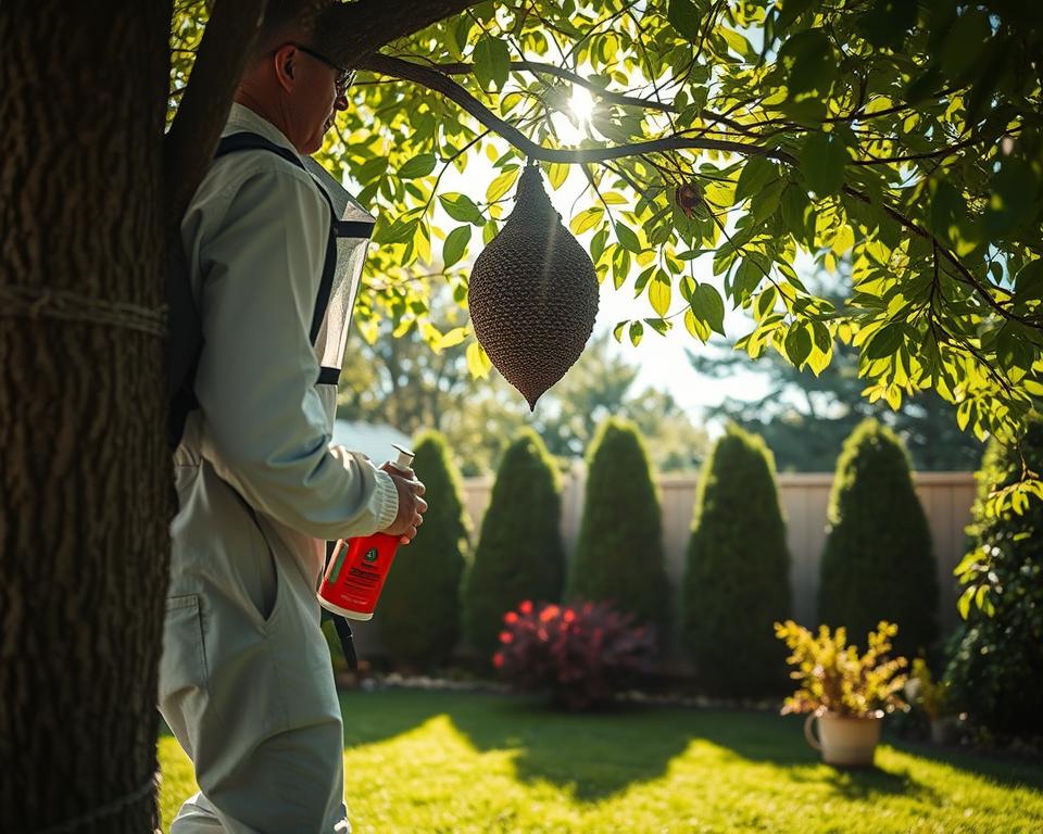wasp nest removal