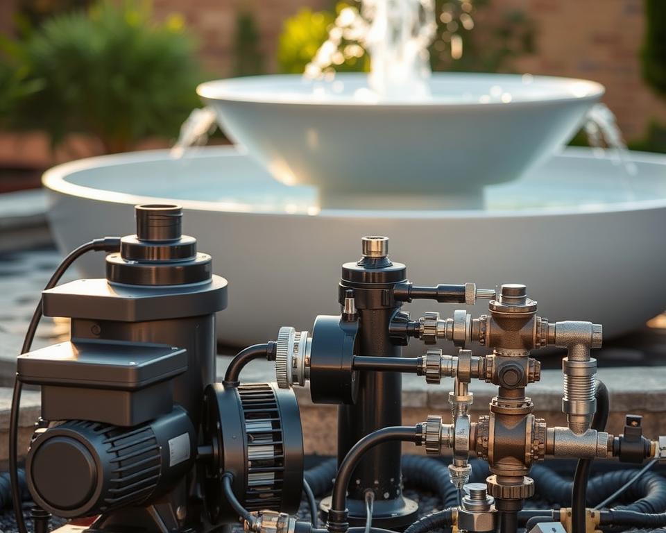 wasserfall fountain components