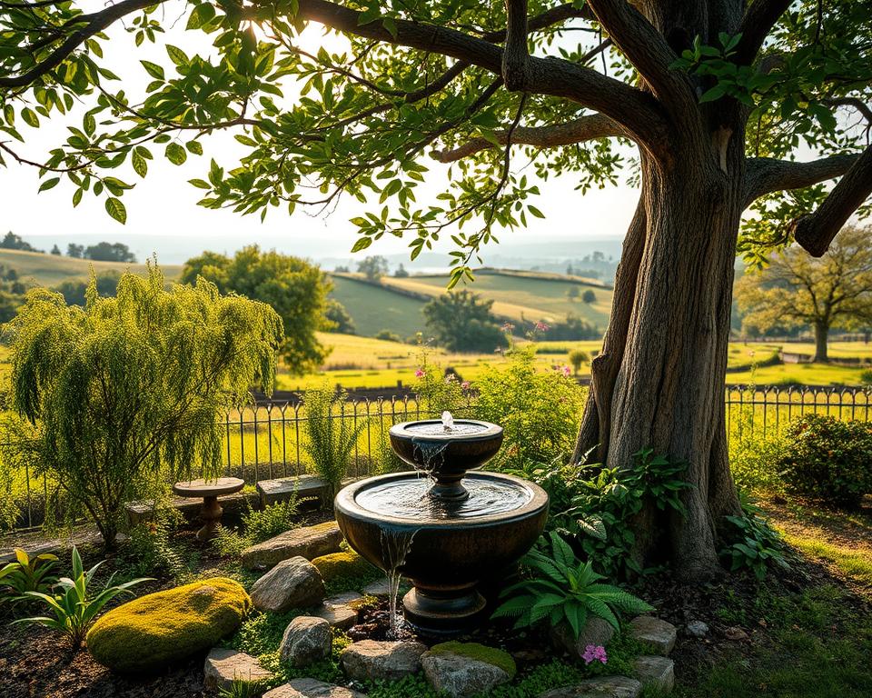 wildlife-friendly tree fountain design