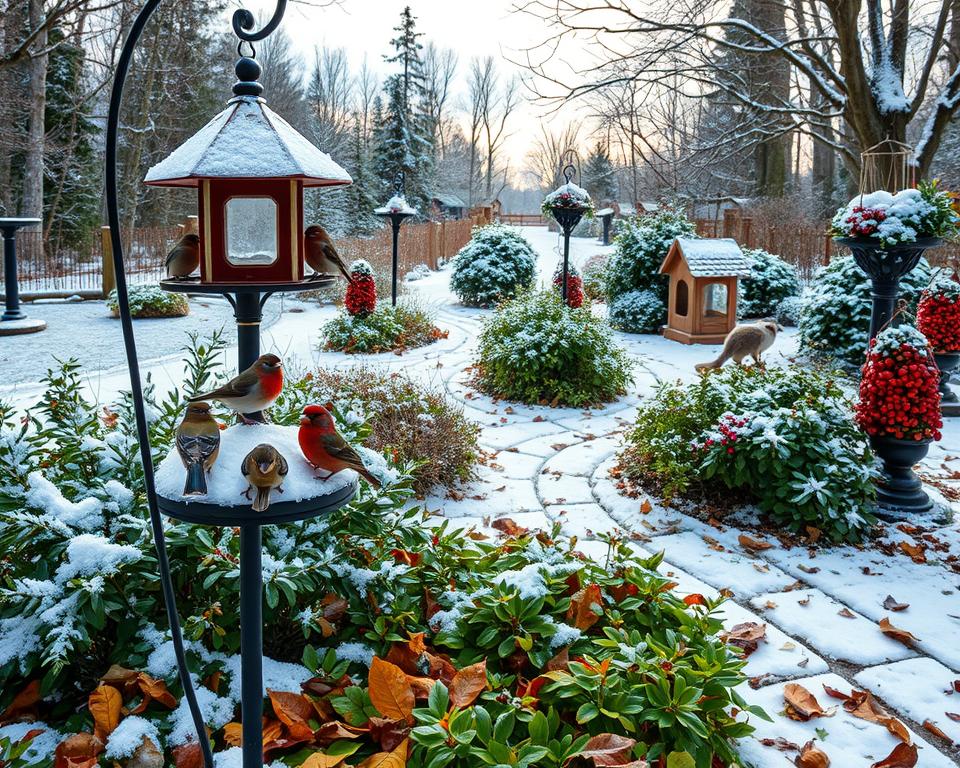 wildlife friendly winter garden