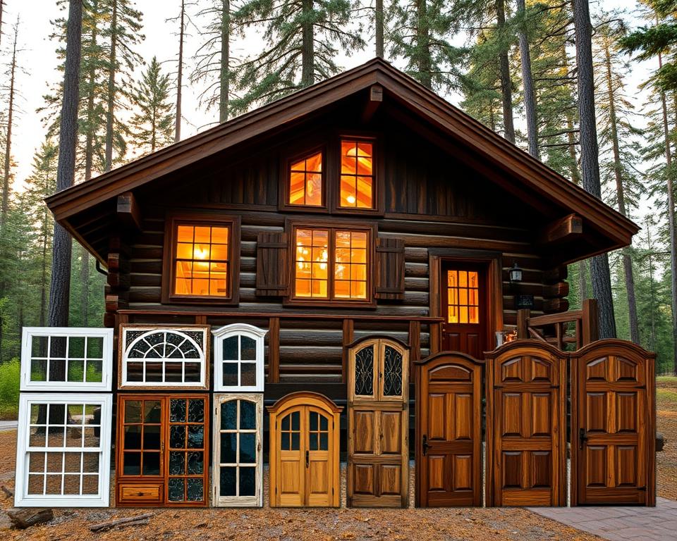 windows doors cabin customisation options