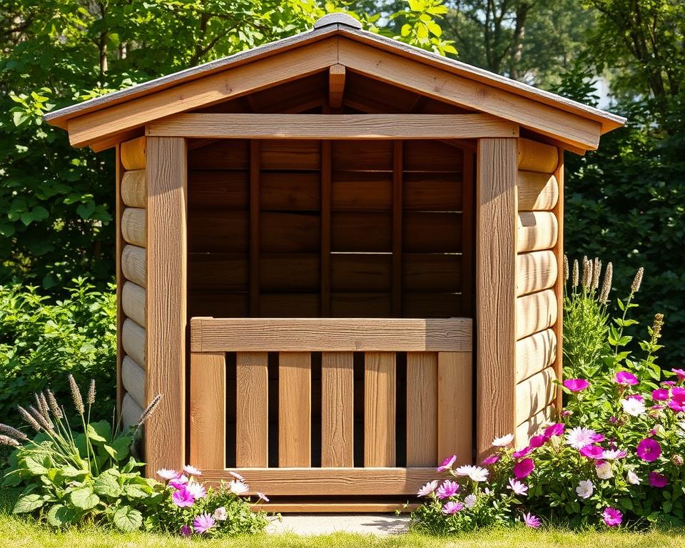wooden bin storage rustic appeal