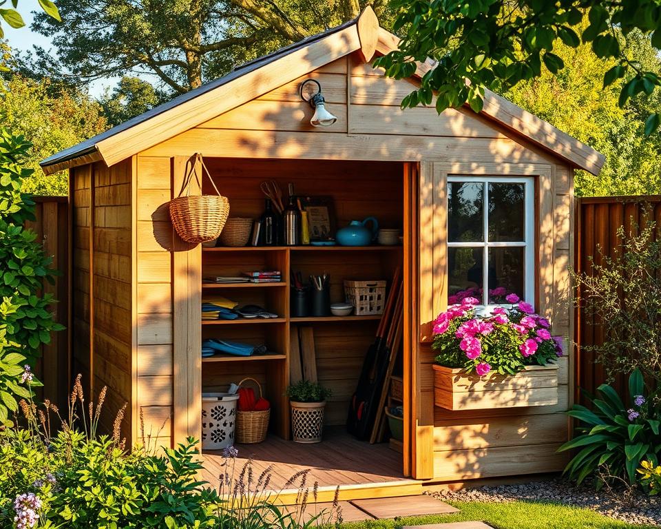 wooden garden shed customisation options