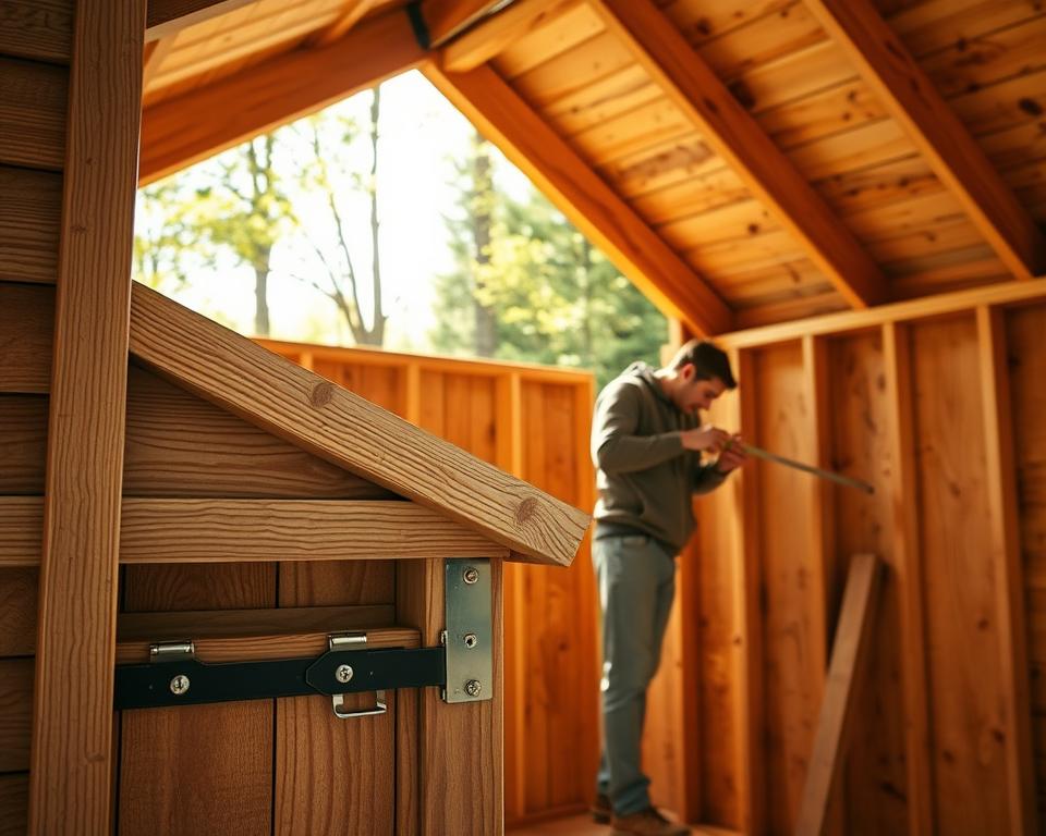 wooden shed construction quality factors
