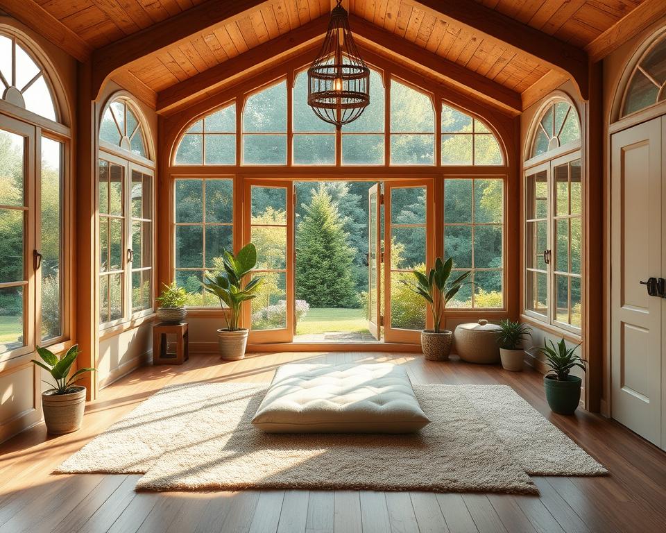 yoga and meditation sanctuary shed