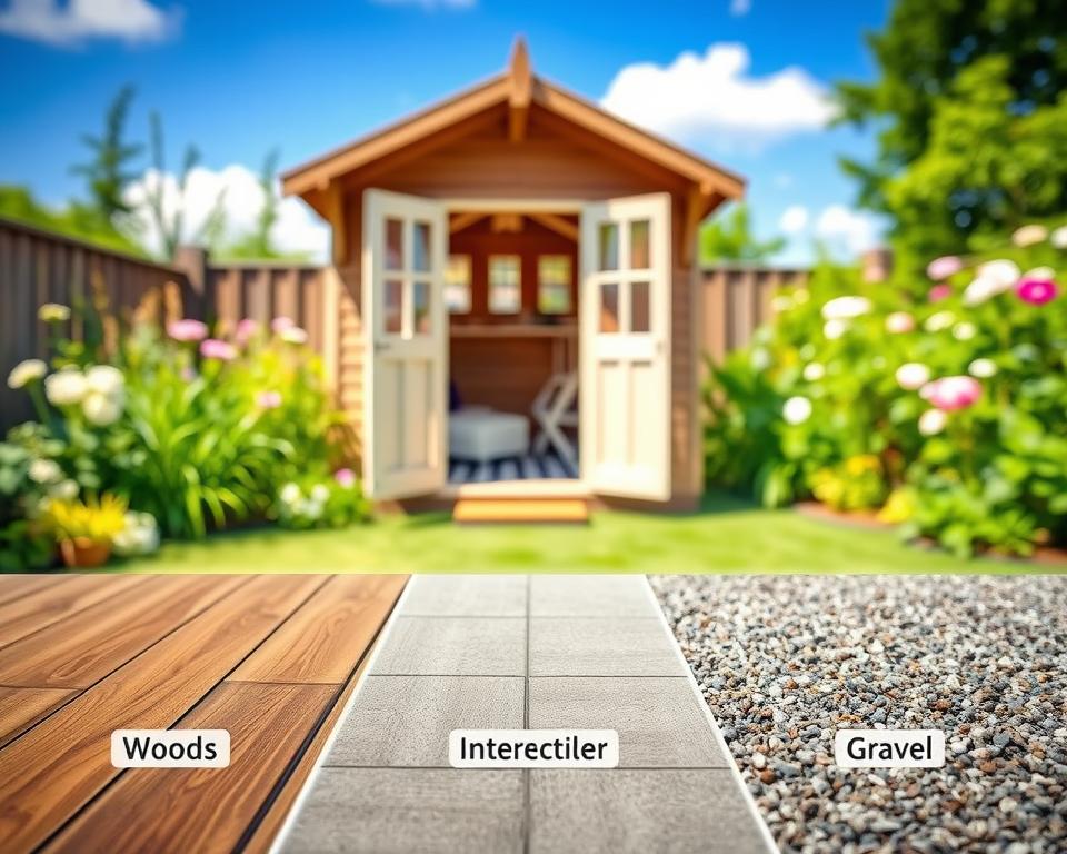 Comparing garden shed flooring options