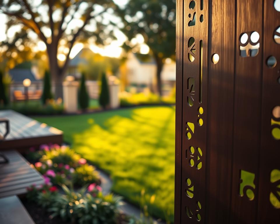 Contemporary Metal Privacy Screens
