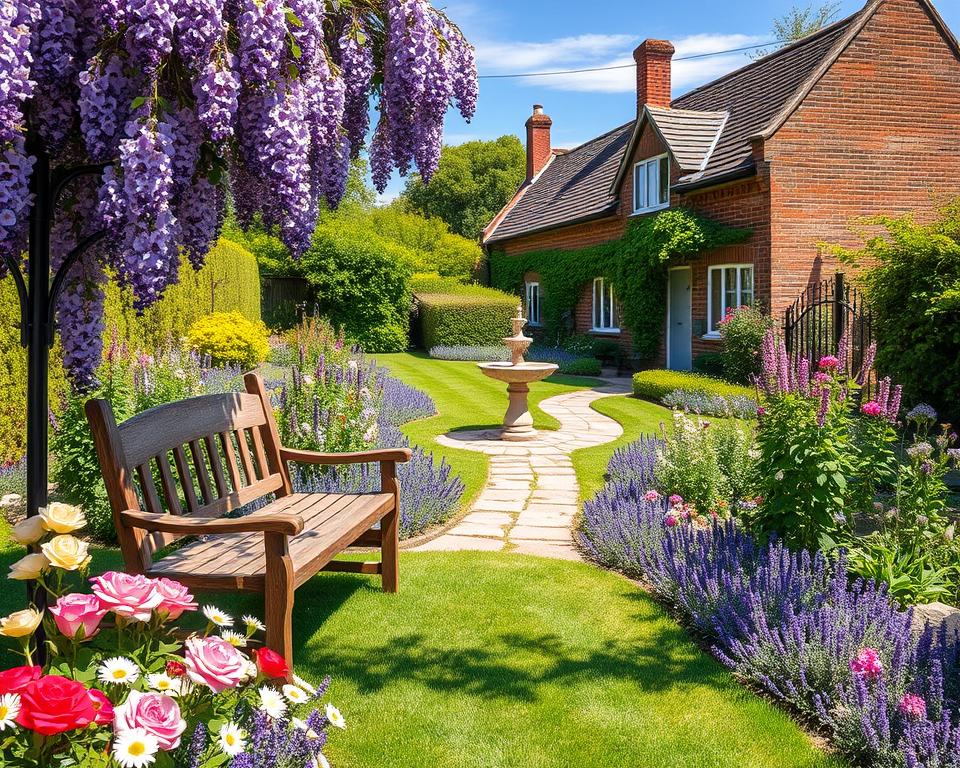 English garden features